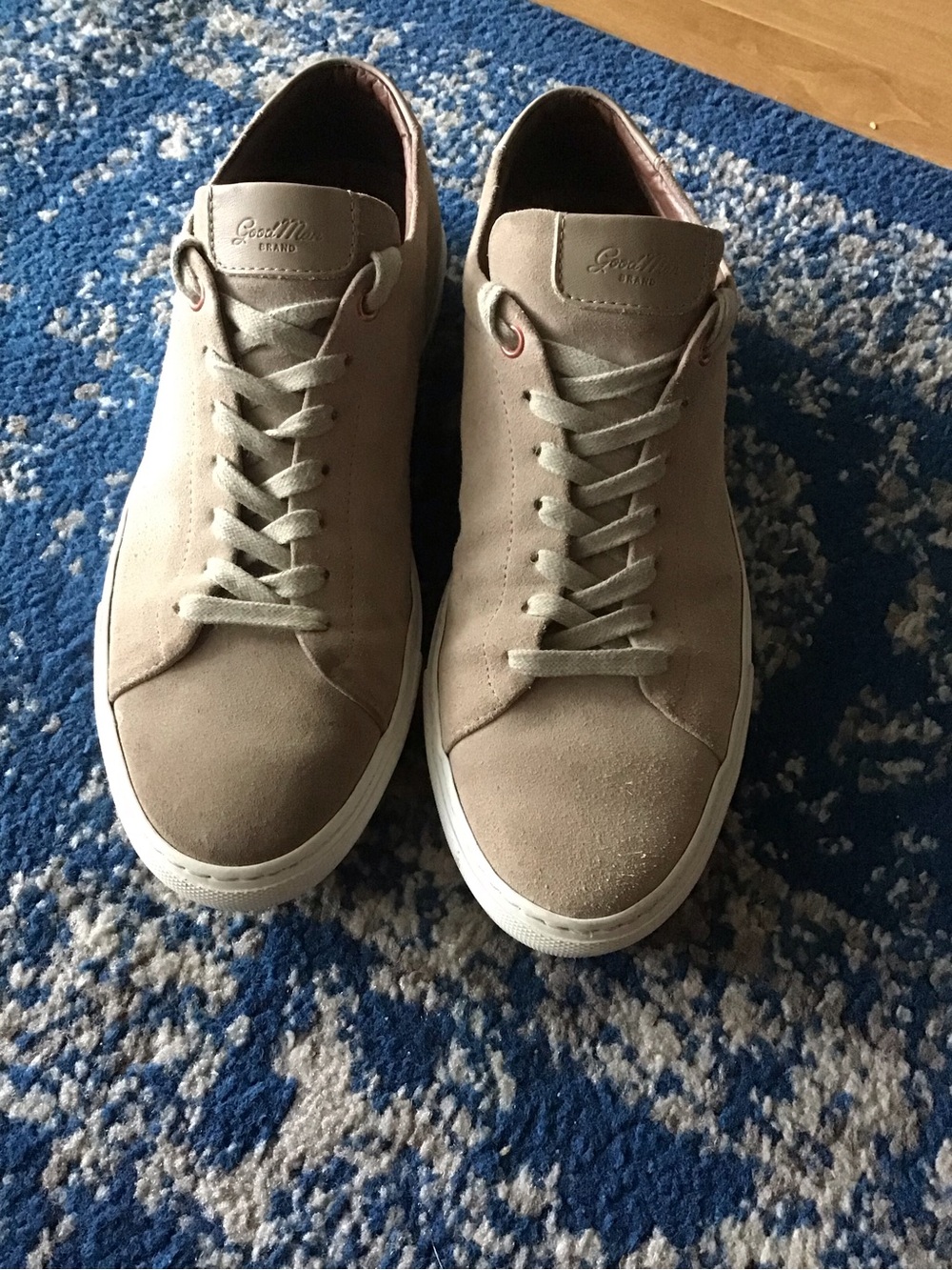 Good Man Brand Premium Edge Lo-Top Suede Sneakers